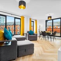 2 Bed Apt w/Parking - City Centre ✘ PRIVATE ROOFTOP TERRACE → Close to Brindley Place, Broad St, Utilita Arena Birmingham, LEGOLAND, SEA LIFE Centre Birmingham, Symphony Hall，位于伯明翰会议区的酒店