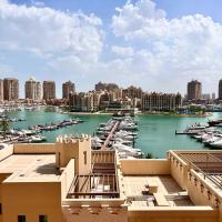 Alken Studio - Amazing Superior Studio with Marvellous Marina View in the Pearl, Doha，位于多哈珍珠区的酒店