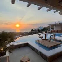 Nomia Sunset Suites Mykonos，位于Tagou的酒店