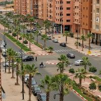 مراكش عاصمة السياحة الدولية بالضبط في قلبها القريب من جميع المرافق الضرورية，位于马拉喀什Daoudiate的酒店