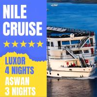 NILE CRUISE NP every MONDAY from LUXOR 4nights & every FRIDAY from ASWAN 3 nights，位于卢克索Nile River Luxor的酒店