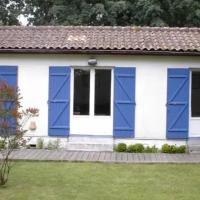 Maison d'une chambre avec jardin amenage et wifi a Lanton，位于朗通Taussat-les-Bains的酒店