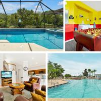 Tropical Escape: Pool,Spa & Themed Game Room，位于基西米Windsor Palms的酒店
