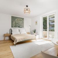 Design-Apartment in Linz mit Netflix & Balkon，位于林茨Urfahr的酒店