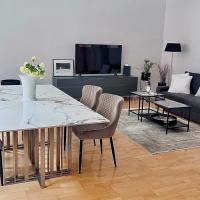 90qm Designerwohnung mit Küche und Jacuzzi in DO-City，位于多特蒙德Kaiserbrunnen的酒店