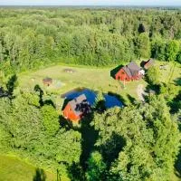 Holidayhouse with sauna and pond Leesoja puhkemaja,位于Ranniku的酒店