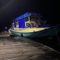 Shankara Orangutan Kelotok Cabin Houseboat，位于Kumai庞卡兰布翁机场 - PKN附近的酒店