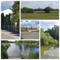 Ferienwohnung Monika Staßfurt OT Üllnitz an der A14，位于施塔斯富尔特的酒店