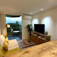 Camboinhas Loft Vista Mar, Pé na Areia, com Piscina e Churrasqueira，位于尼泰罗伊Camboinhas的酒店