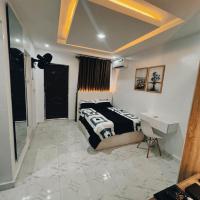 Cozy Studio Apartment, 24hrs light, Netflix, PS in Surulere, Lagos，位于拉各斯的酒店