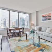 Bright Apt Downtown with Gym - VIA-519，位于波士顿Boston Harbor Seaplane Base - BNH附近的酒店