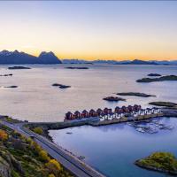 Spektakulært sjøhus i Svolvær ved havet，位于斯沃尔韦尔斯沃尔维尔机场 - SVJ附近的酒店