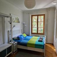 Geneva Gem Spacious Apt for 4 Inc Free bus pass，位于日内瓦Saint-Jean and Charmilles的酒店