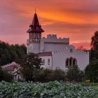 Pension Burg Schleibnitz bei Wanzleben，位于Schleibnitz的酒店