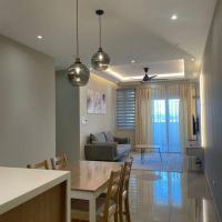 Meridin Bayvue - 3BR - 6 Pax - Near MMHE，位于Kampong Kuala Masai实里达机场 - XSP附近的酒店