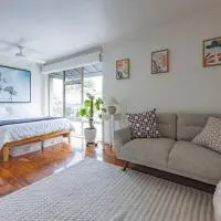 St Kilda Studio Apartment walking distance to the beach，位于墨尔本圣基尔达群岛的酒店