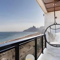 Luxo Frente MAR vista morro dois Irm&atilde;os Ipanema，位于里约热内卢的酒店