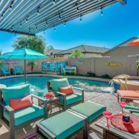 Mesa Oasis with Heated Pool, Spa and Office，位于休闲世界猎鹰场机场 - MSC附近的酒店
