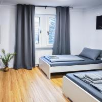 ALFA Stuttgart Apartment 4 Zimmer 4BR TV WIFI WM nahe Wasen，位于斯图加特明斯特的酒店