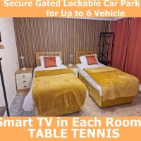 NightRest Homes 5 minutes to Luton Airport -Wifi - Free Parking -Luton，位于卢顿伦敦卢顿机场 - LTN附近的酒店