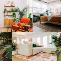 Boho 4BR Oasis w Mini Golf & Games，位于盖恩斯维尔盖恩斯维尔机场 - GNV附近的酒店