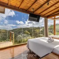 Charmosa cabana com vista incrível na serra VST005，位于São Paulo dos Pinhais的酒店