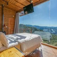 Cabana c/jacuzzi prox. de Florianópolis VST014，位于São Paulo dos Pinhais的酒店