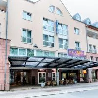 马尔堡迎宾酒店，位于兰河畔马尔堡的酒店
