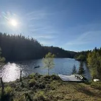 Lakeside cabin，位于Snofugl的酒店
