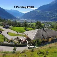 Panoramaplatz，位于Ried-Brig的酒店