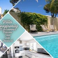 VILLA COSYFAMILY PISCINE JACUZZI WIFI 15MIN PLAGE idéal FAMILLE - TopProsConciergerie，位于佩罗勒蒙彼利埃-梅迪特拉尼机场 - MPL附近的酒店