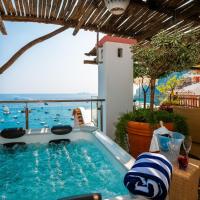 Breathtaking Room in Heart of Positano with Stunning Sea Views，位于波西塔诺的酒店
