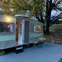Castlemaine Gardens Vintage 60's Caravan，位于卡斯尔梅恩的酒店