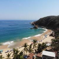 Casa Estrella Fugaz Rinconcito Mazunte，位于Santa Mar&iacute;a Tonameca的酒店