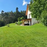 Domek Anastazja na Kaszubach z własną linią brzegową oraz balią，位于Borzyszkowy的酒店