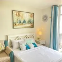 Cozy Studio Unit with Balcony Near Mactan Airport, Sea & City View,位于Lo-oc的酒店