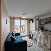 Depto con vista al Volcán y piscina，位于比亚里卡的酒店