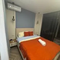 Designer apartment opposite the Airport,位于阿拉木图的酒店