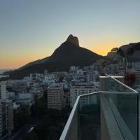 IPANEMA Quarto Vista Cristo Redentor e na Praia de Ipanema na Av Vieira Souto，位于里约热内卢的酒店