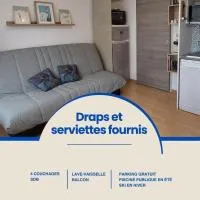 Studio avec Balcon - La Godille - 4 personnes，位于Les Adrets的酒店