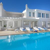 Villa Divine - 10 bedrooms in Ornos, Tennis court，位于奥诺斯的酒店