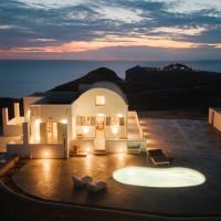 Occhio-Nero Cycladic Private Villa with Pool & Sunset View Jacuzzi，位于阿克罗蒂里的酒店