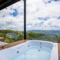 Cabana Romântica perto de Florianópolis VST035，位于Anitápolis的酒店