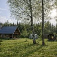 Hazel Hut - spacious fenced yard, sauna, 2-bedroom，位于派尔努的酒店