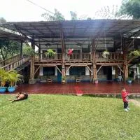 HOTEL Parque recreacional EL LAGO LIBANO，位于Líbano的酒店