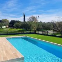 Apartment mit Whirlpool, Pool und Garten in Vabriga nahe Poreč - Oaza Maslina，位于瓦布里加的酒店