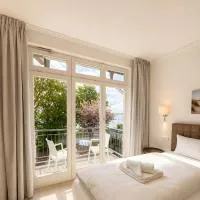 Oceanview Residences Lauterbach Rügen Ostsee-Meerblick erste Reihe，位于普特布斯的酒店