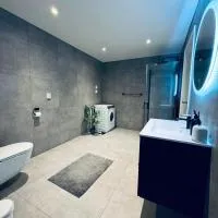 Modern studio apartment near Lillestrøm，位于Fetsund的酒店