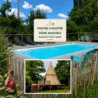 Lodge Tipi, L'Indienne，位于阿克和瑟南的酒店
