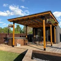 Rātes Krasti - PĒRLE- holiday house with sauna and lakeview，位于Lejasciems的酒店